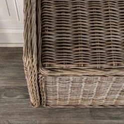 Happimess Naples 47.50" Wicker Trunk Storage Bench, Gray 9 Happimess Naples 47.50" Wicker Trunk Storage Bench, Gray -Furniture Series Store GUEST 3f497919 7c11 4f75 a4ac 237c637503c7