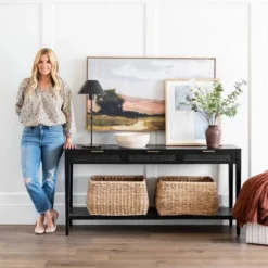 East Bluff Woven Drawer Console Table - Threshold™ Designed With Studio McGee 22 East Bluff Woven Drawer Console Table - Threshold™ Designed With Studio McGee -Furniture Series Store GUEST 3fbfc6cc 1762 479f 85f6 5816e3ff493f