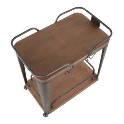Oregon Industrial Bar Cart Antique - LumiSource -Furniture Series Store GUEST 404a0f23 7c8c 49eb a38f e42ff44b9d5f