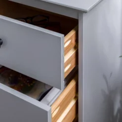 Stiva Classic Mid-Century Modern 3 Drawer Nightstand - Saracina Home -Furniture Series Store GUEST 419d5f30 0217 4dca b73b b59e468b81e0