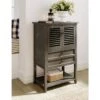 Elmhurst Cabinet Dark Gray - Finch