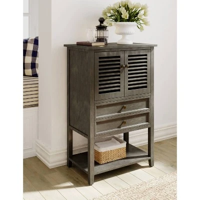 Elmhurst Cabinet Dark Gray - Finch 1 Elmhurst Cabinet Dark Gray - Finch