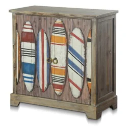 Key West Finns Board Two Door Cabinet Brown - StyleCraft