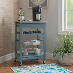 Clarke Kitchen Cart - Linon -Furniture Series Store GUEST 43759889 1de5 4e3c 8060 06e185be94f1