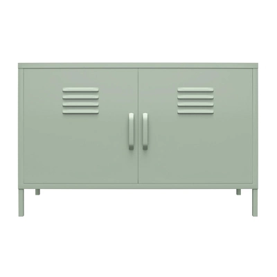 RealRooms Shadwick 2 Door Metal Locker Accent Cabinet 9 RealRooms Shadwick 2 Door Metal Locker Accent Cabinet - Image 9