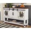 Valebeck Dining Server White/Brown/Beige - Signature Design By Ashley