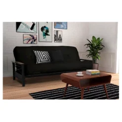 Nadia Metal Futon Frame With Wood Armrest - Room & Joy 7 Nadia Metal Futon Frame With Wood Armrest - Room & Joy -Furniture Series Store GUEST 441498eb 0201 414f b0c9 8e58559a746c