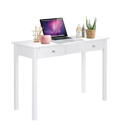 Costway Vanity Table Dressing Table Flip Top Desk Furniture White 9 Costway Vanity Table Dressing Table Flip Top Desk Furniture White - Image 9