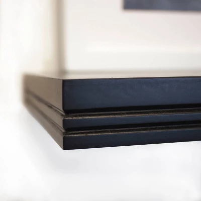 36" X 8" Modern Floating Shelf Wall Mounted Hidden Brackets Black - Inplace 2 36" X 8" Modern Floating Shelf Wall Mounted Hidden Brackets Black - Inplace - Image 2