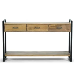 55" Lawson Solid Mango Wood Console Sofa Table Natural - WyndenHall 13 55" Lawson Solid Mango Wood Console Sofa Table Natural - WyndenHall -Furniture Series Store GUEST 45f2b498 7b0a 4900 a2ec 1a6325c23f24