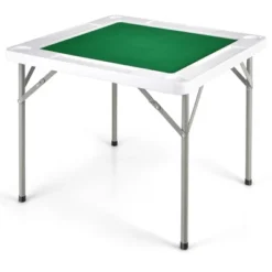 Costway 35'' 4-Player Mahjong Card Game Portable Folding Table W/Cup & Coin Holder -Furniture Series Store GUEST 46655ccc 3aa8 46bd 9747 7c51107bc458