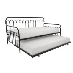 Twin Bright Pop Metal Daybed With Roll Out Trundle - Novogratz -Furniture Series Store GUEST 469c744e 068e 4c4e 8e53 afdae3dfc021