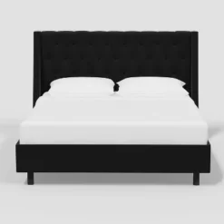 Gilford Wingback Platform Bed In Velvet - Threshold™