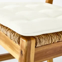 2pk Temescal Valley Wood And Woven Dining Chairs With Cushion Cream - Threshold™ Designed With Studio McGee -Furniture Series Store GUEST 4da36d2c 3c3e 481f b3fd 7f53ac6a4693