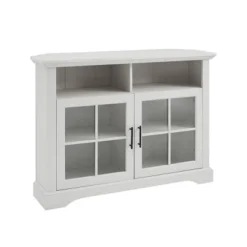 Tasi Traditional Windowpane Corner TV Stand For TVs Up To 50" - Saracina Home 13 Tasi Traditional Windowpane Corner TV Stand For TVs Up To 50" - Saracina Home -Furniture Series Store GUEST 4dfd367f 9718 4988 90c3 98b26cba0043