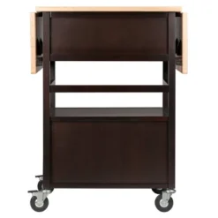 Bellini Kitchen Cart Coffee/Natural - Winsome -Furniture Series Store GUEST 4ea5f6e9 2462 473a 8d11 f15f39867958