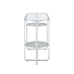 Rueledge Glam 2 Shelf Sofa Table Chrome - HOMES: Inside + Out -Furniture Series Store GUEST 4f522246 0d00 415a b53f a57ef88e2ae6