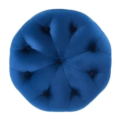 Amour Tufted Button Round Performance Velvet Ottoman - Modway -Furniture Series Store GUEST 4fcea3df baf4 408a a313 6eed06301e37
