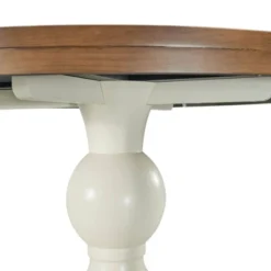 Barrett Round Standard Height Dining Table Natural/White - Picket House Furnishings -Furniture Series Store GUEST 503e63bb c6ec 481f 8080 032c1b155d94