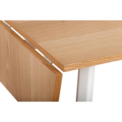 Abacus Extendable Dining Table Oak Brown/White - Universal Expert 9 Abacus Extendable Dining Table Oak Brown/White - Universal Expert - Image 9