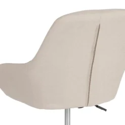 Emma And Oliver Home And Office Mid-Back Chair In Beige Fabric -Furniture Series Store GUEST 505d8b3a ee06 4550 9f4c 3218c05b49bf