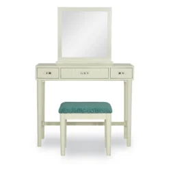 Garbo Vanity Set Cream - Linon -Furniture Series Store GUEST 5165fbbb 00fa 474c 8081 3e89363be77e