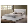 Bianca Modern Bed With Tufted Headboard - Baxton Studio