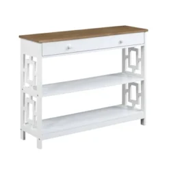 Town Square 1 Drawer Console Table With Shelves - Breighton Home -Furniture Series Store GUEST 51aae86a e3dd 494a 831f 0c5d58ef453e