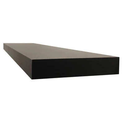 48" Floating Shelf Wall Mounted Hidden Brackets Espresso - Inplace 2 48" Floating Shelf Wall Mounted Hidden Brackets Espresso - Inplace - Image 2