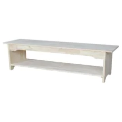 Brookstone Bench Unfinished - International Concepts -Furniture Series Store GUEST 52c39200 d399 4913 9b7f 0d056278d066