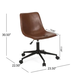 Jarvi Contemporary Upholstered Swivel Office Chair With Rolling Casters - Christopher Knight Home -Furniture Series Store GUEST 55a47ad5 64ef 455d 8954 fca0d117719e