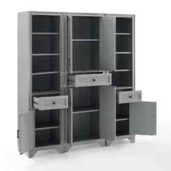 3pc Tara Pantry Set - Pantry And 2 Linen Cabinets - Crosley -Furniture Series Store GUEST 55aff53c c493 4ce7 815a f8a2f52b1eac