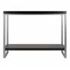 Jared Console Table, Enamel Steel Tube - Dark Espresso - Winsome