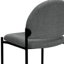 Flash Furniture Comfort Gray Fabric Stackable Steel Side Reception Chair -Furniture Series Store GUEST 56127fc2 2a53 47af 8770 12ea4cb28264