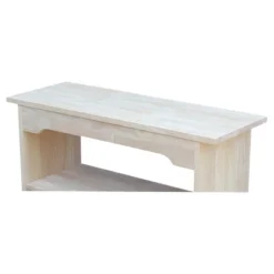Brookstone Bench Unfinished - International Concepts -Furniture Series Store GUEST 5655785a d20c 4499 be53 cf396cdee2e9
