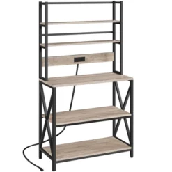 Yaheetech 5-Tier Kitchen Baker’s Racks With Power Outlets, Coffee Bar Station With Hutch -Furniture Series Store GUEST 56f21f54 b451 4bd7 bcab 83fd3c15fe5c