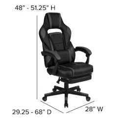 Flash Furniture Gaming Desk With Cup Holder/Headphone Hook/Monitor Stand & Reclining Back/Arms Gaming Chair With Footrest 16 Flash Furniture Gaming Desk With Cup Holder/Headphone Hook/Monitor Stand & Reclining Back/Arms Gaming Chair With Footrest -Furniture Series Store GUEST 575510b0 5eb1 449b 809d a2cf50fdfbe6