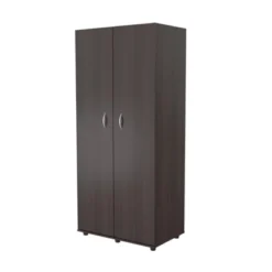 2 Door Wardrobe/Armoire Espresso - Inval -Furniture Series Store GUEST 5761878c 4bb5 4133 80bb 57b1e6fa7c3a