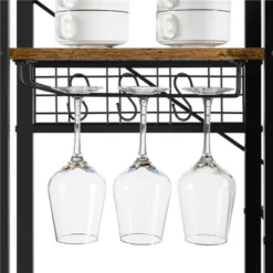 Yaheetech 71"H Large Baker's Rack With Hutch And Wine Rack 13 Yaheetech 71"H Large Baker's Rack With Hutch And Wine Rack -Furniture Series Store GUEST 57f9bbfc 400f 4d0c a73c f48f8a469e87
