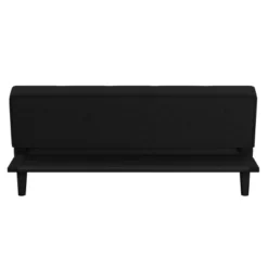 Lorrance 3 Seat Convertible Futon Sofa Bed Black - Serta -Furniture Series Store GUEST 59f5c798 4fbb 472c a8a4 809ff46b8ee4