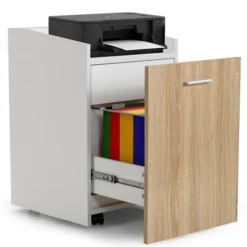 Costway File Cabinet With 2 Drawers Mobile Filing Cabinet W/Wheel For Letter Size -Furniture Series Store GUEST 5a37d1dc dddc 4429 898f 57d42f40663c