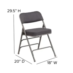 Emma And Oliver 4 Pack Premium Curved Triple Braced & Hinged Fabric Upholstered Metal Folding Chair 17 Emma And Oliver 4 Pack Premium Curved Triple Braced & Hinged Fabric Upholstered Metal Folding Chair -Furniture Series Store GUEST 5ae97b39 0347 4d70 b5fe 0c922c84a8aa