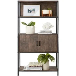 Best Choice Products Storage Bookshelf For Living Room, Walkway W/ Enclosed Cabinet, Elevated Design -Furniture Series Store GUEST 5c5d50e1 361e 4ff7 b561 423944d79d9d