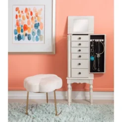 Obrecht Jewelry Armoire Off White - Powell Company 23 Obrecht Jewelry Armoire Off White - Powell Company -Furniture Series Store GUEST 5c9ffd8c d0be 423a 8ba1 3a5acdbaaa8e
