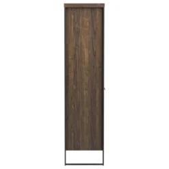 63" Pattinson 4 Shelf Cabinet Bookcase Walnut - Coaster -Furniture Series Store GUEST 5da0ecf7 adbd 422f b7df 410639084162