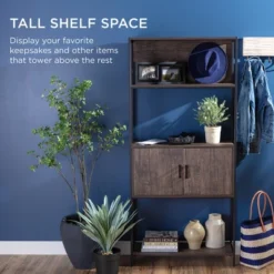 Best Choice Products Storage Bookshelf For Living Room, Walkway W/ Enclosed Cabinet, Elevated Design -Furniture Series Store GUEST 5db979f9 61dc 4f8b 9677 94837c5ceb86