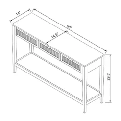 East Bluff Woven Drawer Console Table - Threshold™ Designed With Studio McGee 24 East Bluff Woven Drawer Console Table - Threshold™ Designed With Studio McGee -Furniture Series Store GUEST 5fadeab1 5821 409f b35b 9dc3416e6dfc
