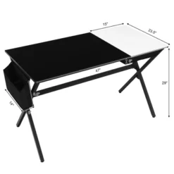 Costway Computer Desk Writing Study Laptop Table W/ Drawer & Storage Bag WalnutBlack -Furniture Series Store GUEST 61006814 2025 4a9a a36e 4a14f1131eff
