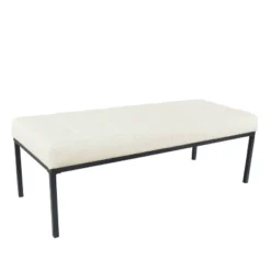 Tufted Metal Bench - HomePop 19 Tufted Metal Bench - HomePop -Furniture Series Store GUEST 612696f9 0cd7 45e6 8e6a c9e3bf238156