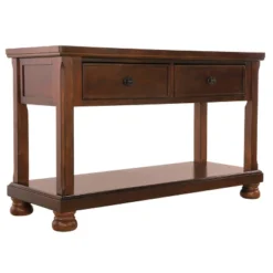 Porter Sofa-Console Table Rustic Brown - Signature Design By Ashley -Furniture Series Store GUEST 61550f43 24e1 4d1a 95ac b3df03acc49d
